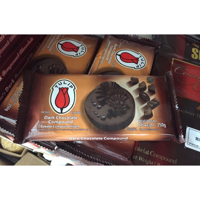 

Tulip dark coklat 250gr