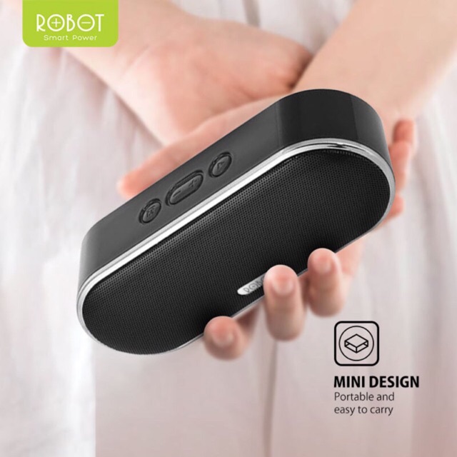 Robot RB380 Bluetooth Wireless 3.0 Mini Hifi Speaker Original wook Garansi 1tahun