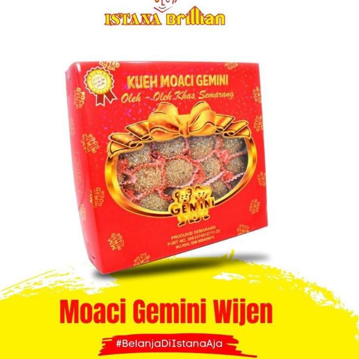 

READY STOCK Isi 16 &10 kue Moaci/Moci/Mochi Wijen Gemini Oleh2 khas Asli Original Semarang Murah Lez