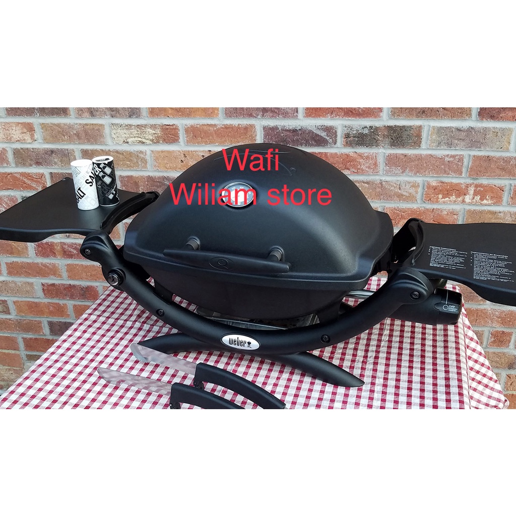 Weber Gas Grill 1 Burner/Kompor Gas Panggang BBQ Sosis 1 Tungku Q2200