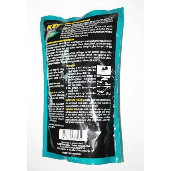 Terbaru Kit Wash & Glow Car Shampoo 800Ml Usa Johnson Shampo Mobil