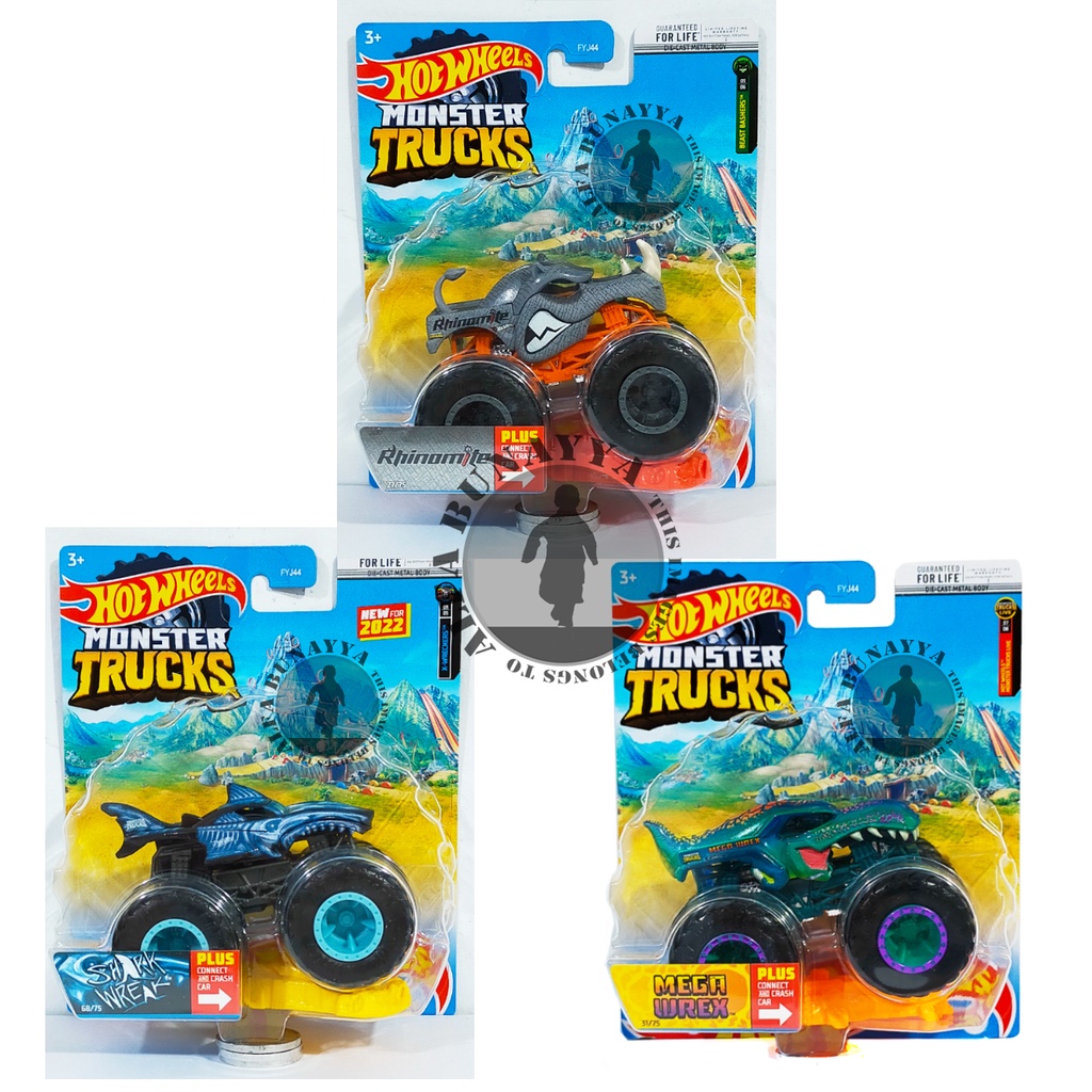 Hot Wheels Monster Trucks - CREATURE SERIES Hotwheels Truck Original