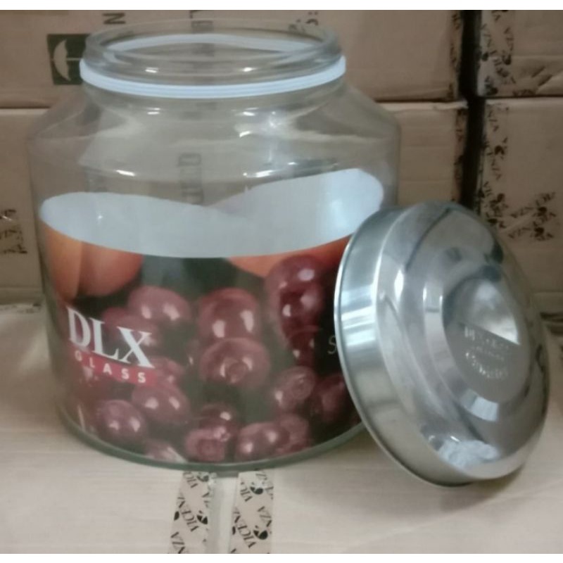 Toples asinan 10 liter DLX glass