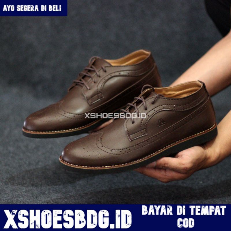 Sepatu Formal Pria Pantofel Hitam Pria Kerja Santai Kondangan Main Hitam Coklat