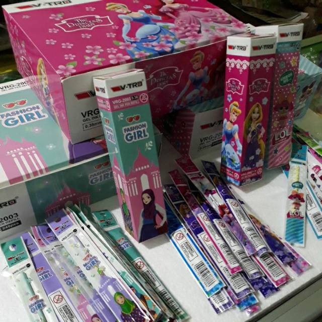 

Isi pulpen gel 0.38mm V-TRO/AODEMEI/ESELON 1pak isi 20pcs