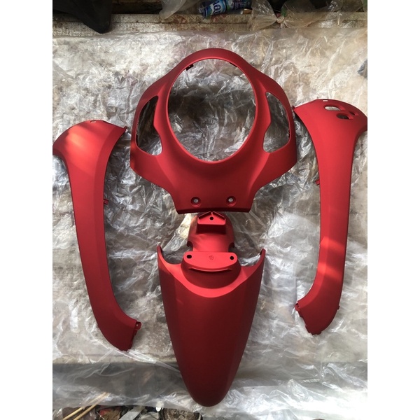 FULL BODY DEPAN SCOOPY NEW 2021 2022 RING12 K2F MERAH DOFF/DOP ORIGINAL