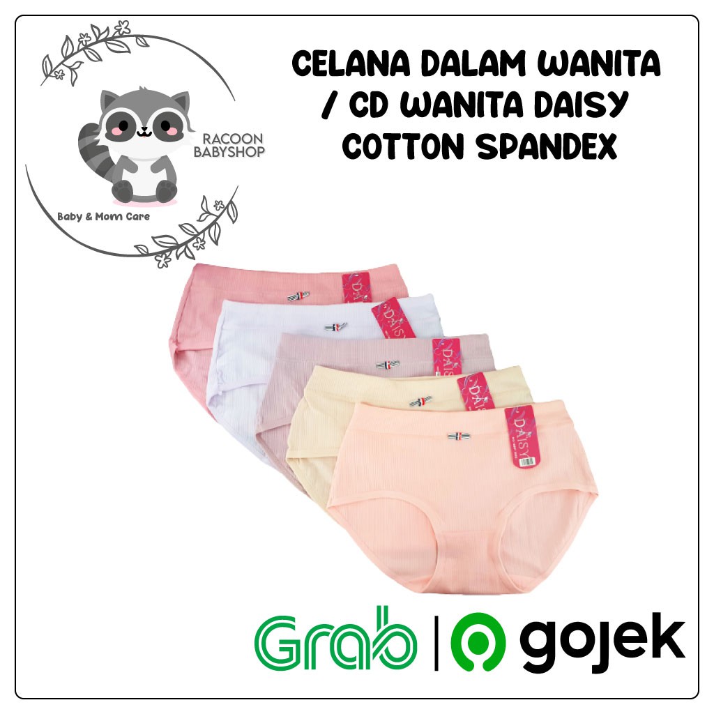 CELANA DALAM WANITA DAISY / CD WANITA UNDERWEAR BAHAN KATUN SPANDEX TEBAL LEMBUT DAN HALUS ALL SIZE