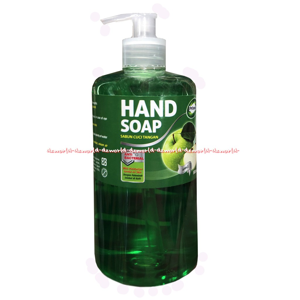 Primo Hand Soap Sabun Cuci Tangan 500ml Wangi Lemon Anti Bakteri Anti Bacteri Jeruk