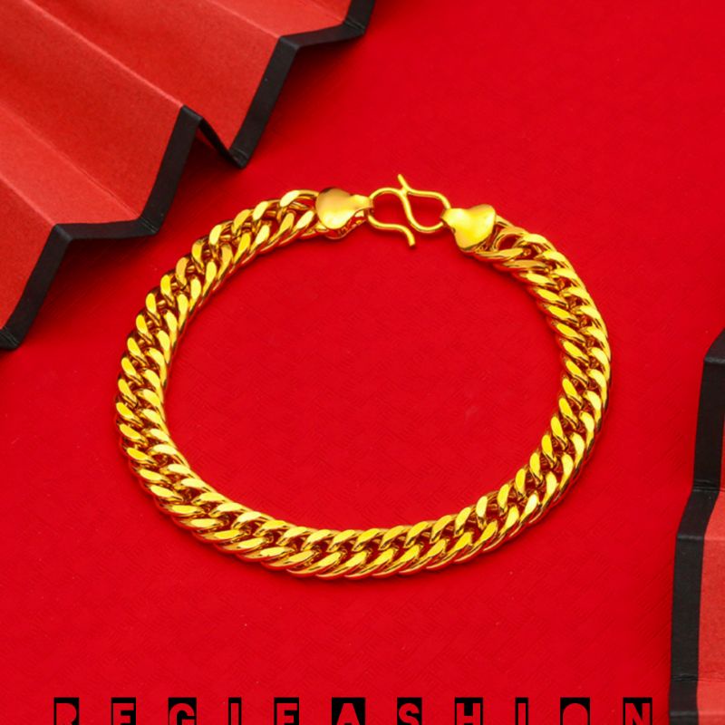 Gelang Wanita Rantai Gold 20CM Gelang Wanita Anti Karat