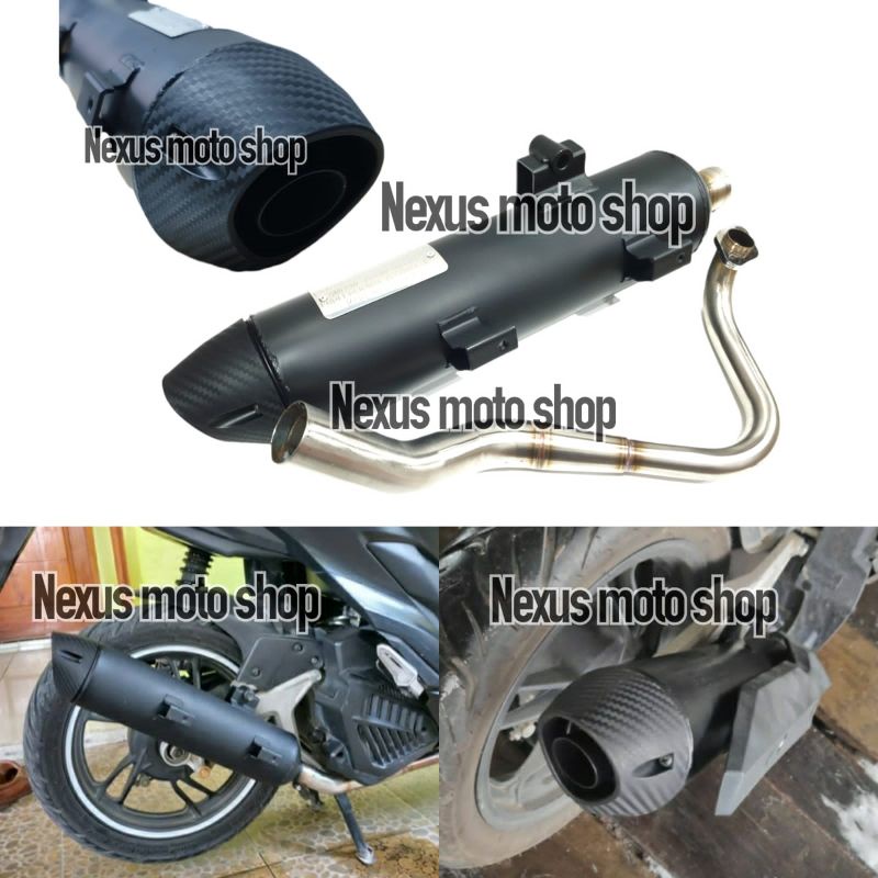 knalpot ahm vario125 new knalpot standar racing new vario 125 keyless