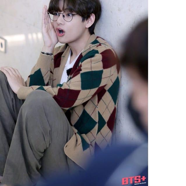 cardygan taehyung/sweater corean basic rajut