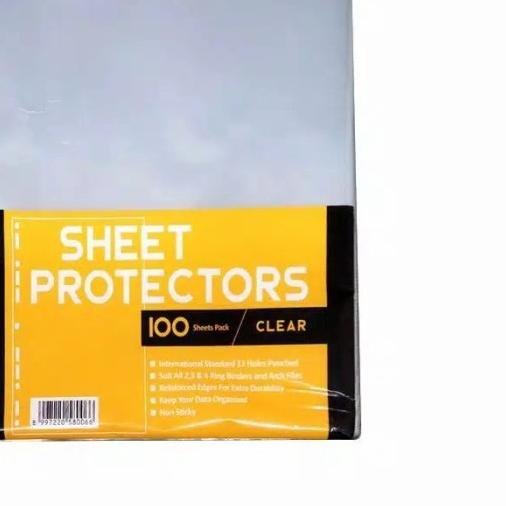 

✫ T File clear A4/sheet protector A4 1 pack isi 100 pcs(A4) ➻