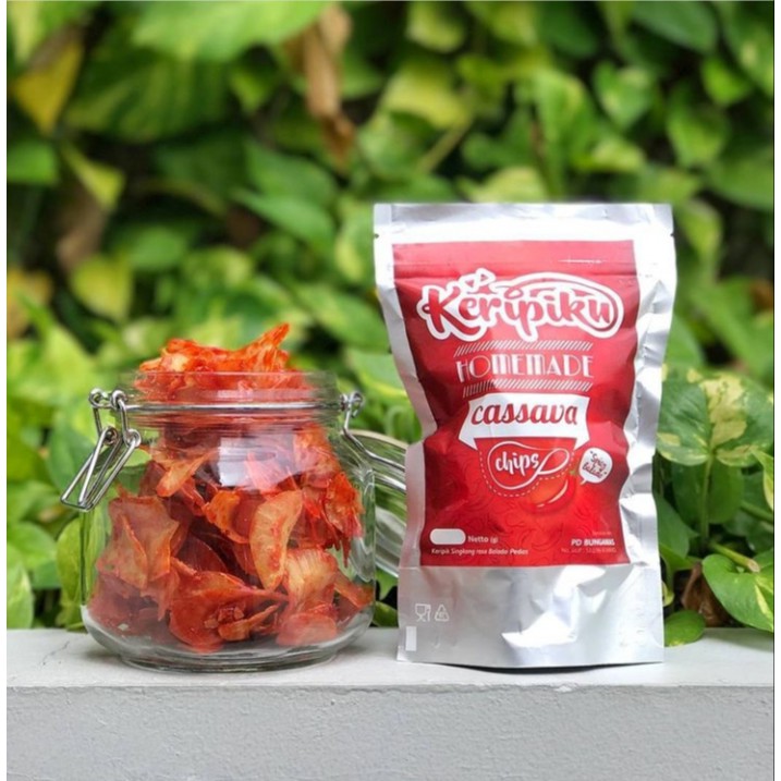 

Keripiku Singkong Balado Pedas Manis 150gr