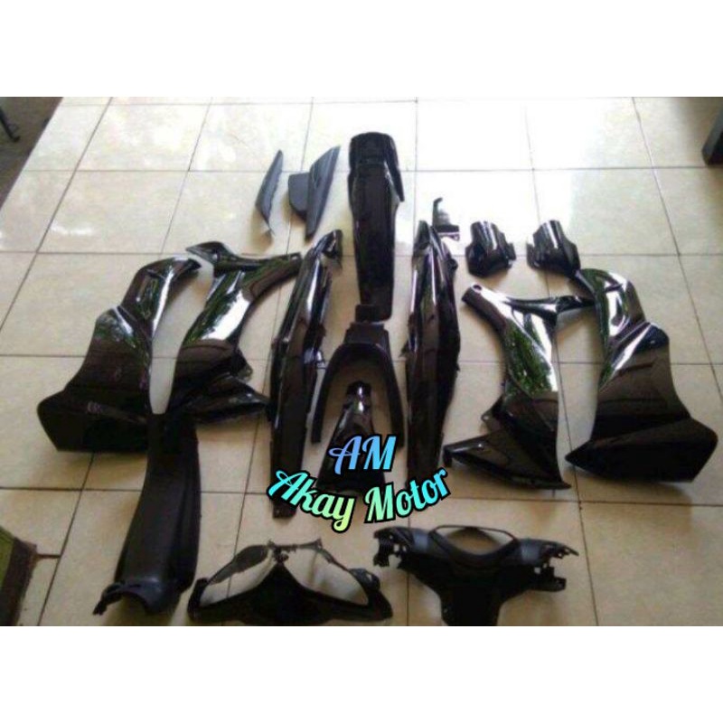 body jupiter z burhan warna hitam polos fullset