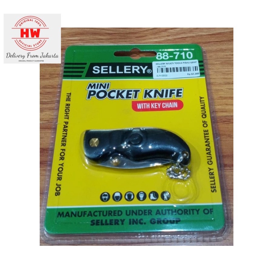 MINI POCKET KNIFE PISAU LIPAT MINI SELLERY 88-710