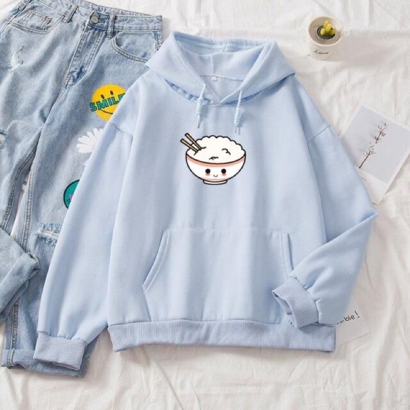 HOODIE RICE BOWL (DIGITAL PRINTING) SIZE M - XXXL