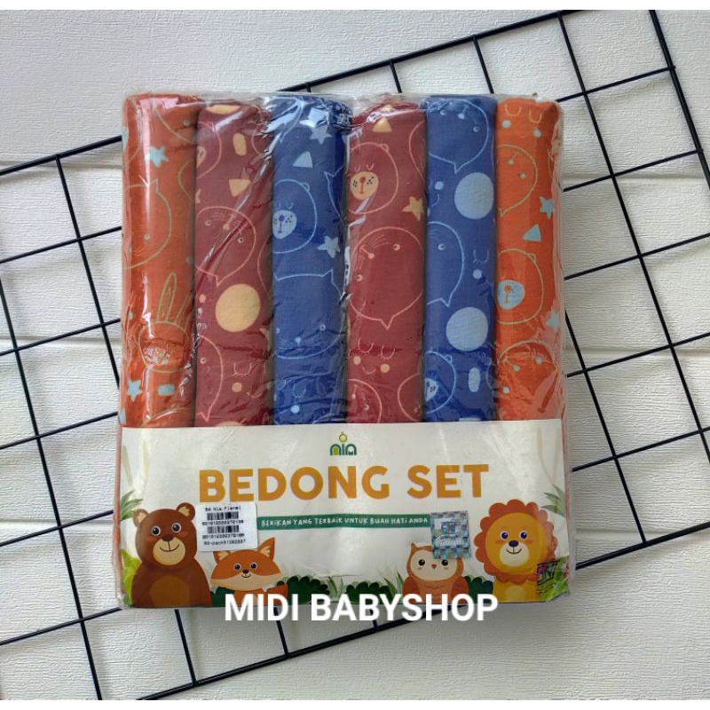 6 Pcs Bedong Bayi Flanel Motif Jumbo Vinata Nia Murah  SNI