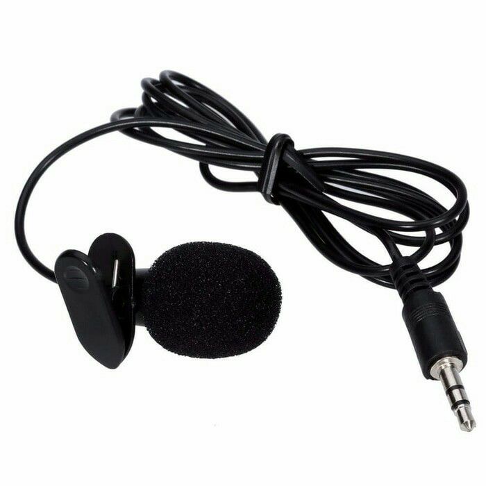 Jual Clip On Mic Microphone with Clip Jack 3.5mm Shopee Indonesia
