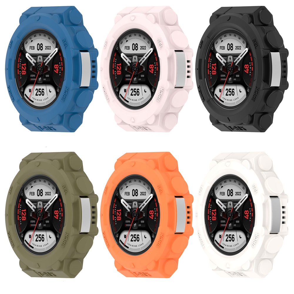 Casing Pelindung Bumper Bahan Silikon Untuk Huami Amazfit T-Rex 2