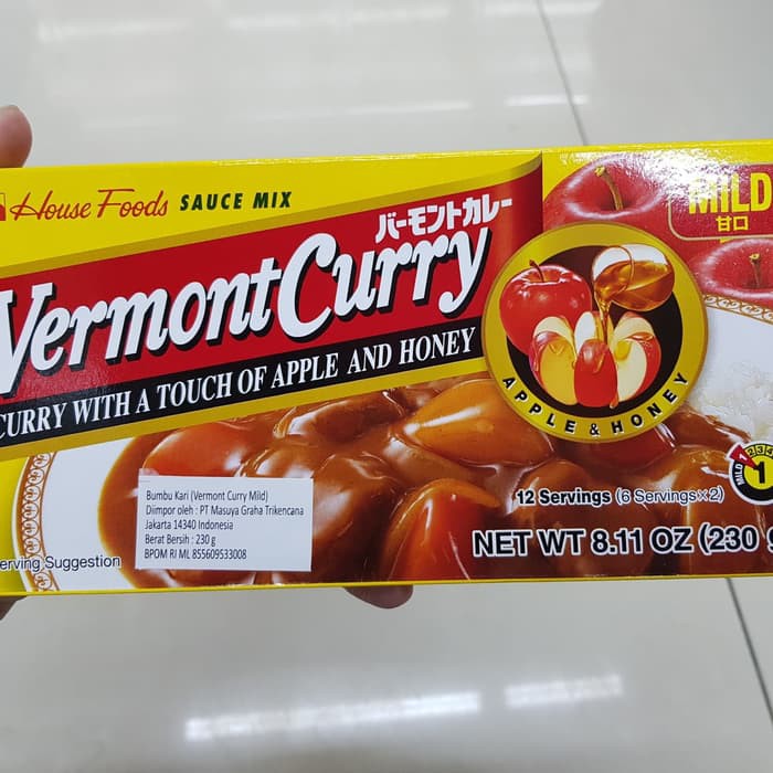 

VERMONT CURRY 230GR BUMBU KARI JEPANG