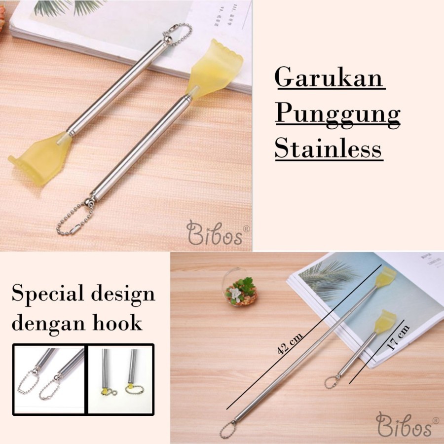 Garukan Punggung Stainless Steel