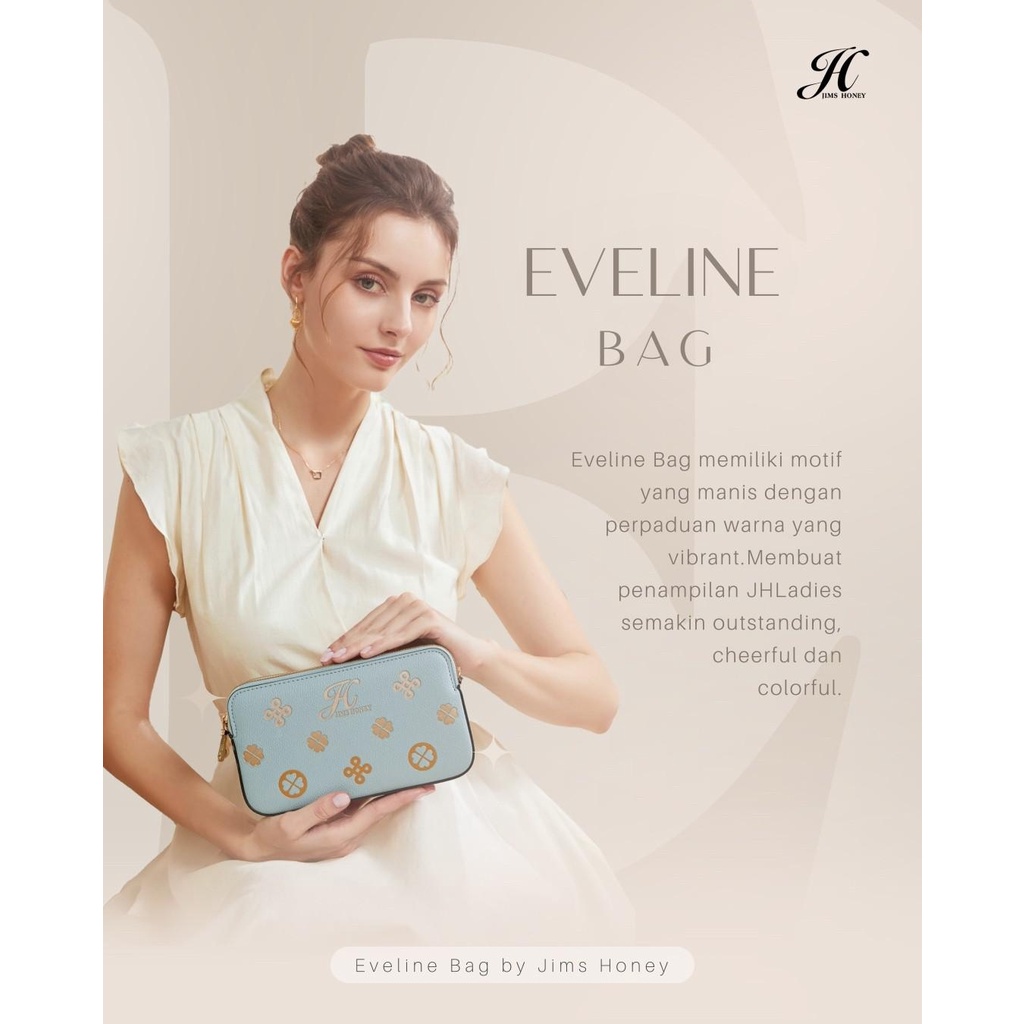 JH Eveline Mini Bag Jims Honey FREE BOX - Tas Selempang Wanita Slingbag Cewek JimsHoney Original JH