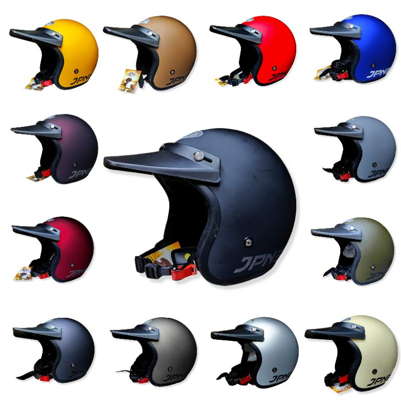 HELM RETRO JPN POLOS DOFF PET PANJANG