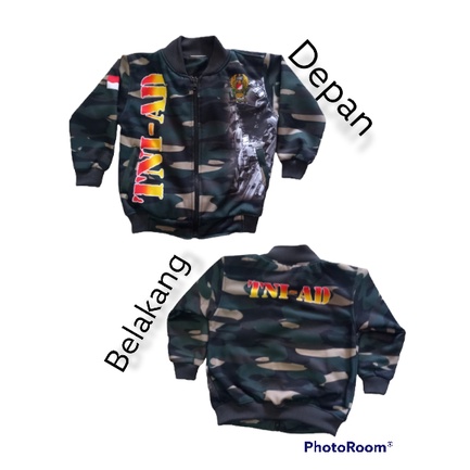 JAKET ARMY TNI ANAK UNISEX LORENG