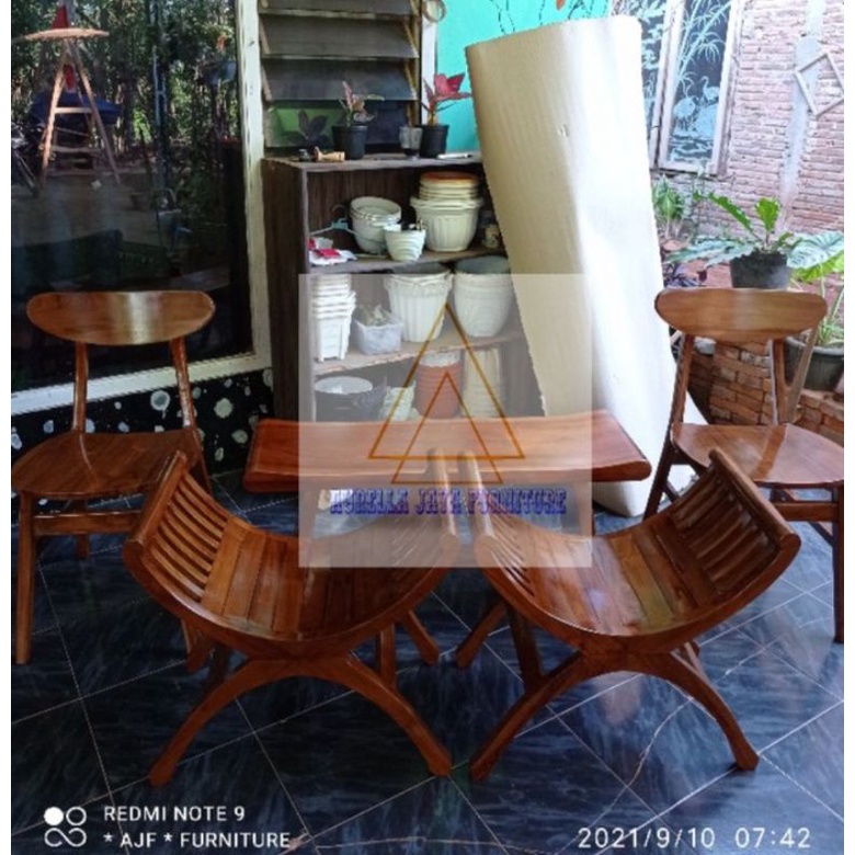 kursi ropan / kursi yuyu / kursi trembesi / pesanan kak pitri permata dewi bekasi