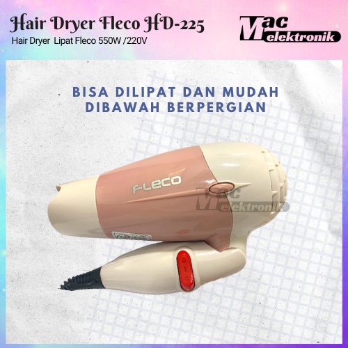 Hair Dryer Alat Pengering Rambut Lipat Mini 550 Watt