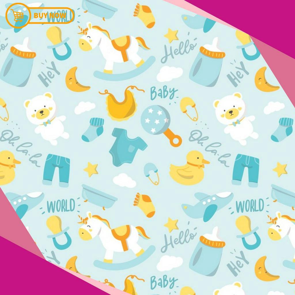 

GROSIR Kertas Kado Baby New Born Harvest Baby Land Boy Things