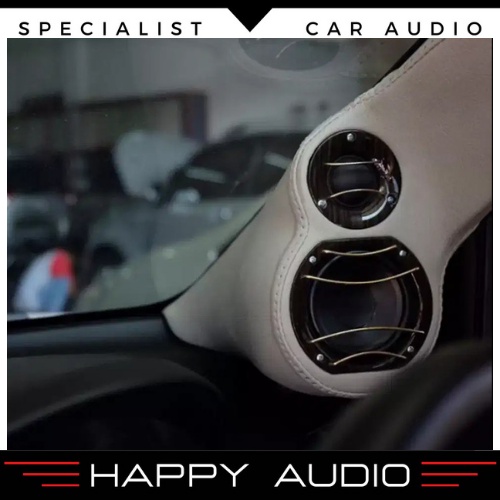 Pilar Speaker Split 3-Way Mobil Kain Sintetis Bahan Plastik Original 3 way speaker