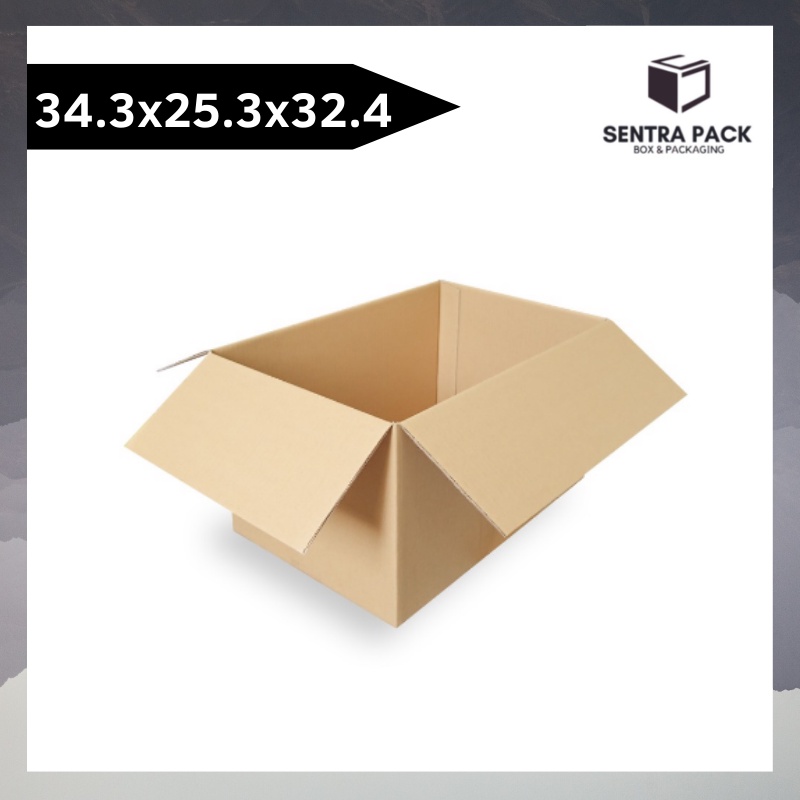 

Box 34.3xx25.3x32.4 cm (amdk 12x1500 ml) Kardus/Karton/Polos/hampers/box normal