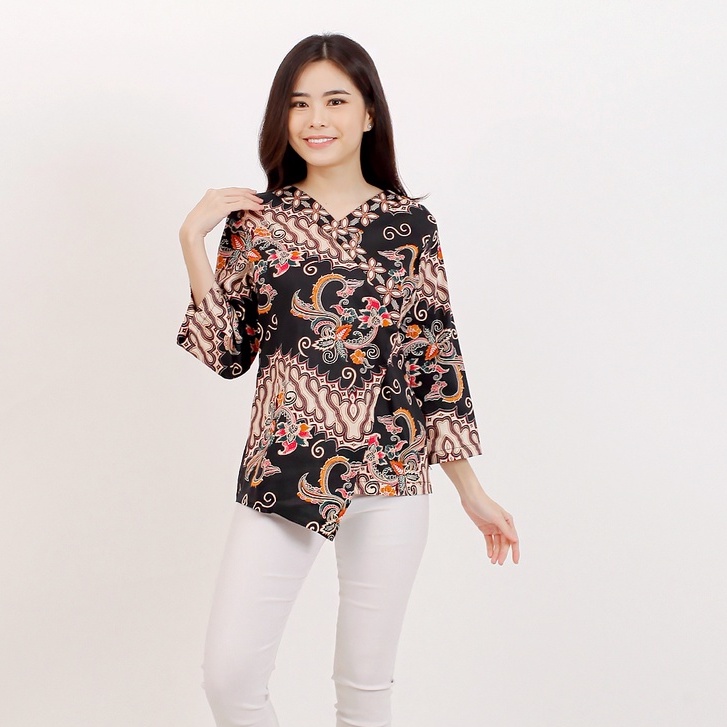 BLOUSE BATIK WANITA ATASAN BATIK 187 Mrs1