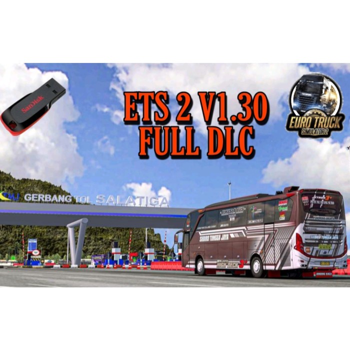 MURAH Game ETS 2 V.1.30 Full DLC Euro Truck Simulator 2 Full Indonesia - PAKET HEMAT