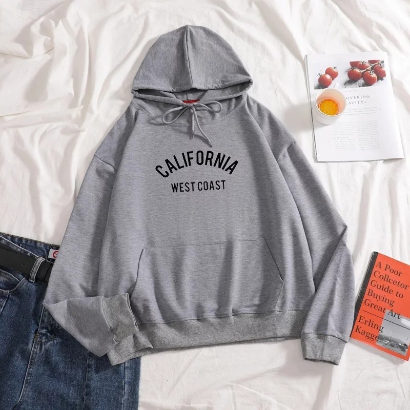 HOODIE UNISEX CLA WESTCOAST FLEECE TEBAL TERBARU