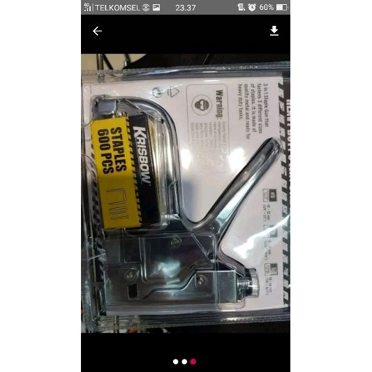

krisbow heavy duty 3in1 staple gun atau staples Limited