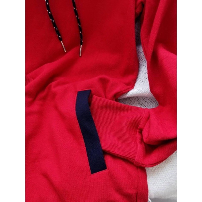 Tommy hilfiger red sequin logo sweatshirt