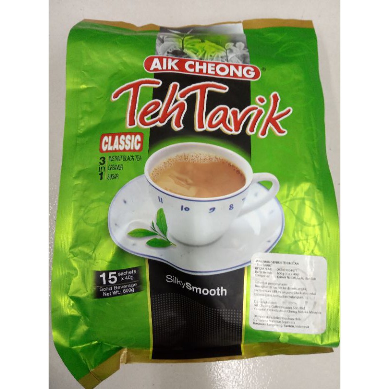 

aik cheong teh tarik classic 15s 40gr perbox