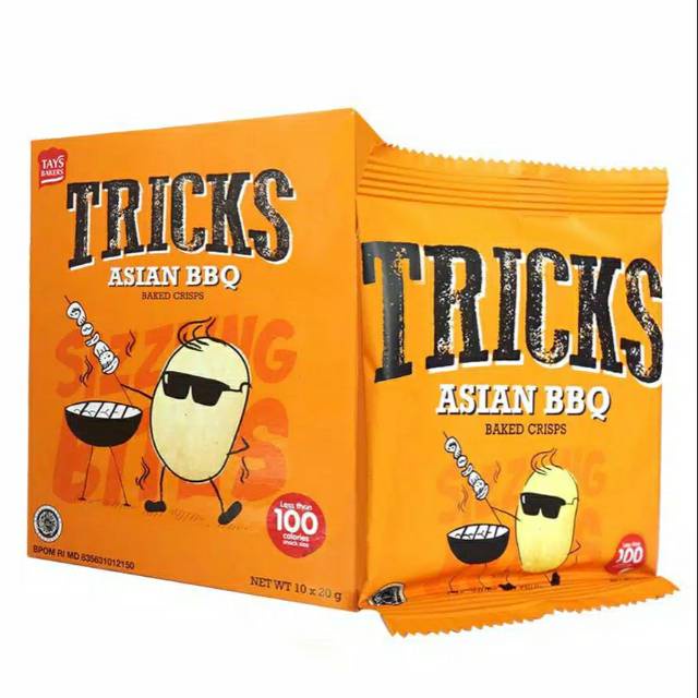 TRICKS BISKUIT KENTANG POTATO BAKED CHIPS 1 BOX ISI 10 PCS SNACK CRIPS MAKANAN RINGAN KERING