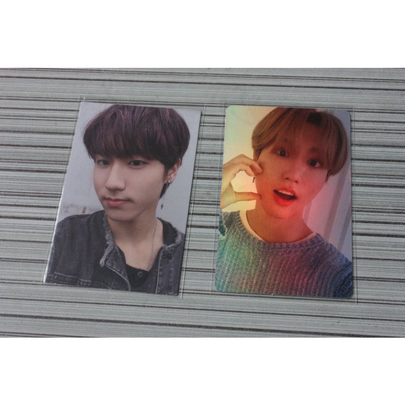 Han jisung i am not selfie ver, nacific event 2 holo ver official photocard
