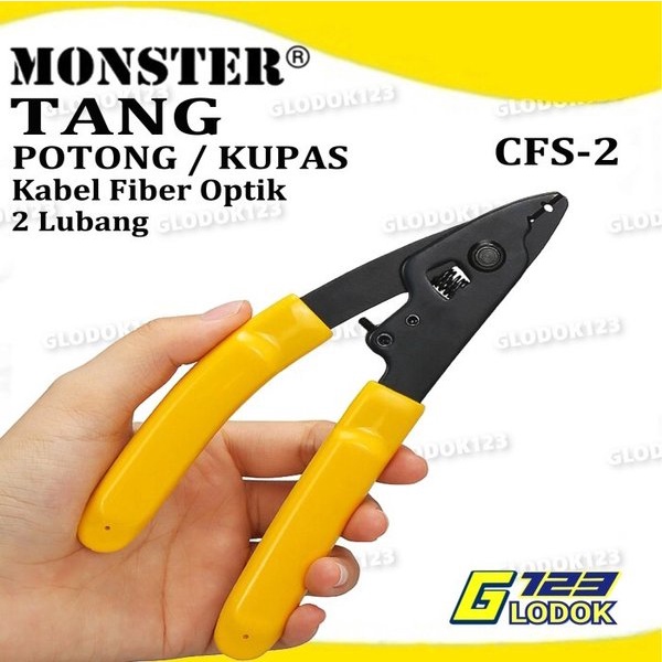Tang Kupas Kabel Fiber Optik Optic Wire Stripper Plier 2 3 Hole Lubang