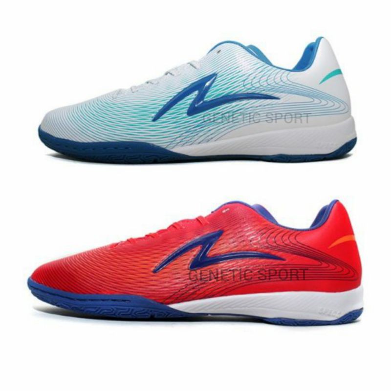 SEPATU FUTSAL SPECS LS ULTRA IN WHITE EMERALD, RISING RED SOLAR ORANGE