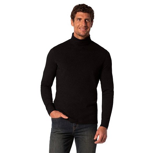  Baju  kaos  turtleneck  turtle neck  pria  lengan  panjang  