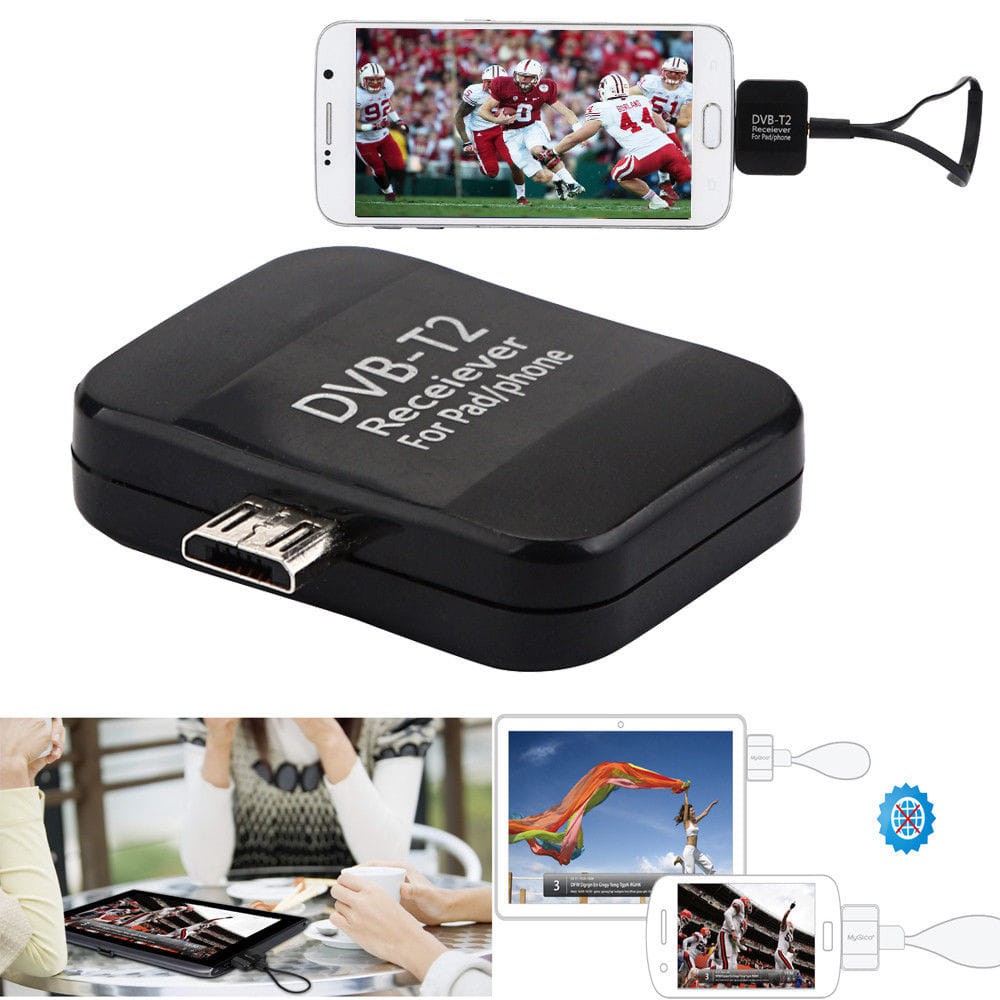 Mini DVB-T2 TV Receiver for Android Phone Pad