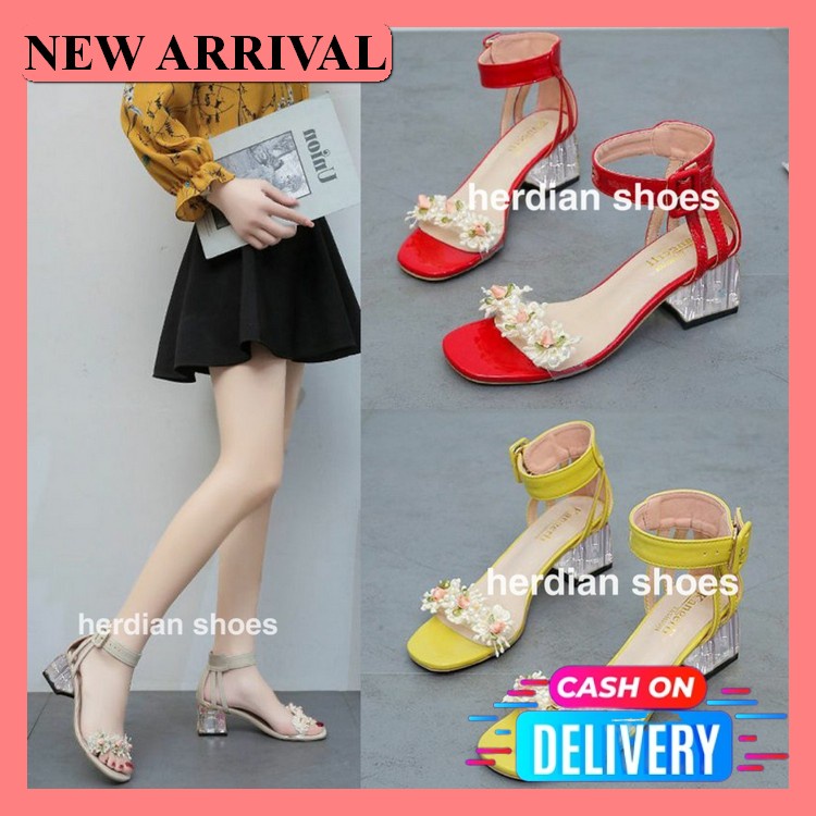 Sandal Hak Wanita Hils Import Hk Hels Aj 08 Tahu Jepit Zara R4 54 Cafana Sandal High Heels Wanita Sa