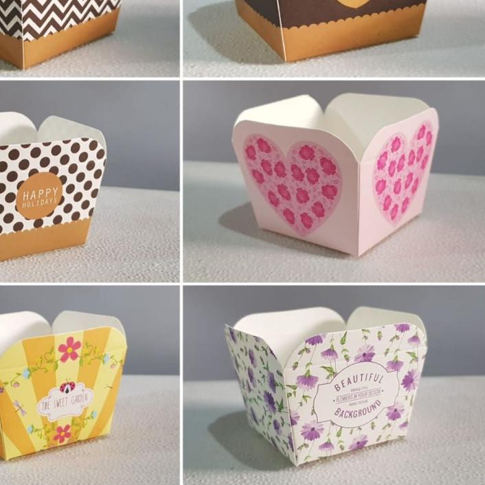 

♂ kertas alas muffin kotak cupcake ♩