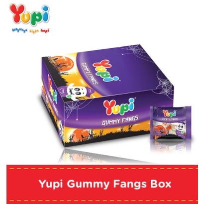 

Yupi Gummy Fangs Box Isi 24Pcs