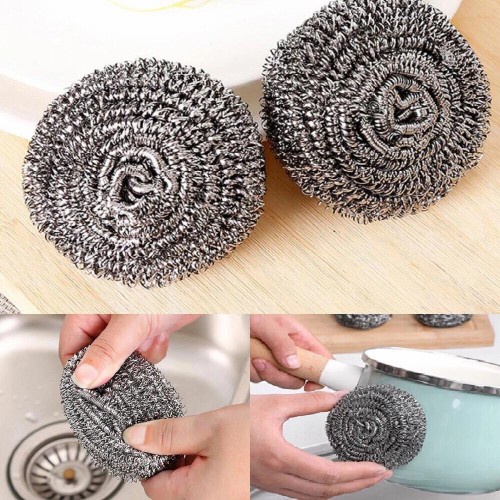 SABUT BESI anti karat / Sabut Besi Stainless / Sabut Cuci Piring Panci Wajan / SteelWool