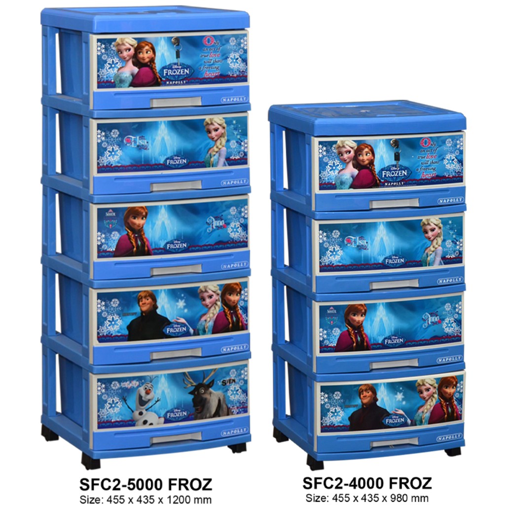 OK Rak Plastik / Laci Plastik Napolly SFC2-4000FROZ/SFC2-5000FROZ (Frozen) - Susun 4 / Susun 5